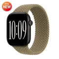 Bracelet Solo Loop tressé pour Apple Watch 40 à 49 mm – Couleur du bracelet Olive