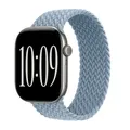 Bracelet Solo Loop tressé pour Apple Watch 40 à 49 mm – Couleur du bracelet Slate Blue