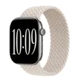 Bracelet Solo Loop tressé pour Apple Watch 40 à 49 mm – Couleur du bracelet Starlight