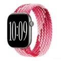 Bracelet Solo Loop tressé pour Apple Watch 40 à 49 mm – Couleur du bracelet Strawberry Red