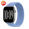 Bracelet Solo Loop tressé pour Apple Watch 40 à 49 mm – Couleur du bracelet Wildflower Blue