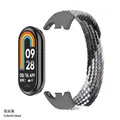 Bracelet Solo Loop tressé pour Xiaomi Mi Band 8 à 10 – Couleur du bracelet color black