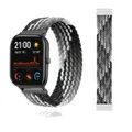 Bracelet solo tressé 20 à 22 mm Amazfit – Couleur du bracelet Black clever