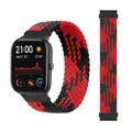 Bracelet solo tressé 20 à 22 mm Amazfit – Couleur du bracelet Black red