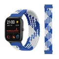 Bracelet solo tressé 20 à 22 mm Amazfit – Couleur du bracelet Blue white