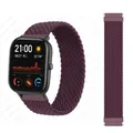 Bracelet solo tressé 20 à 22 mm Amazfit – Couleur du bracelet dark cherry