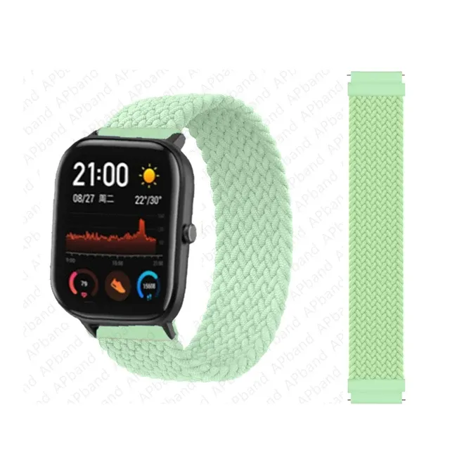 Bracelet solo tressé 20 à 22 mm Amazfit