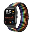 Bracelet solo tressé 20 à 22 mm Amazfit – Couleur du bracelet rainbow black