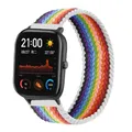 Bracelet solo tressé 20 à 22 mm Amazfit – Couleur du bracelet rainbow white