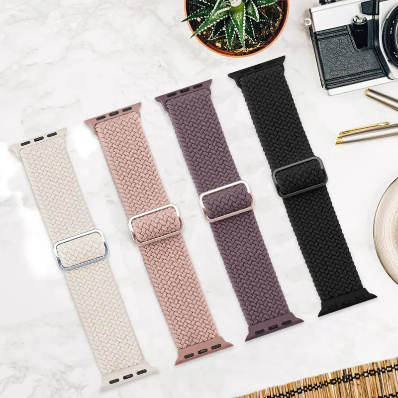 Bracelet solo tressé Apple Watch 40 à 49 mm