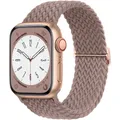Bracelet solo tressé Apple Watch 40 à 49 mm – Couleur du bracelet brown