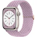 Bracelet solo tressé Apple Watch 40 à 49 mm – Couleur du bracelet Lavender purple