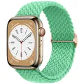 Bracelet solo tressé Apple Watch 40 à 49 mm – Couleur du bracelet mint