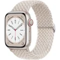 Bracelet solo tressé Apple Watch 40 à 49 mm – Couleur du bracelet Star