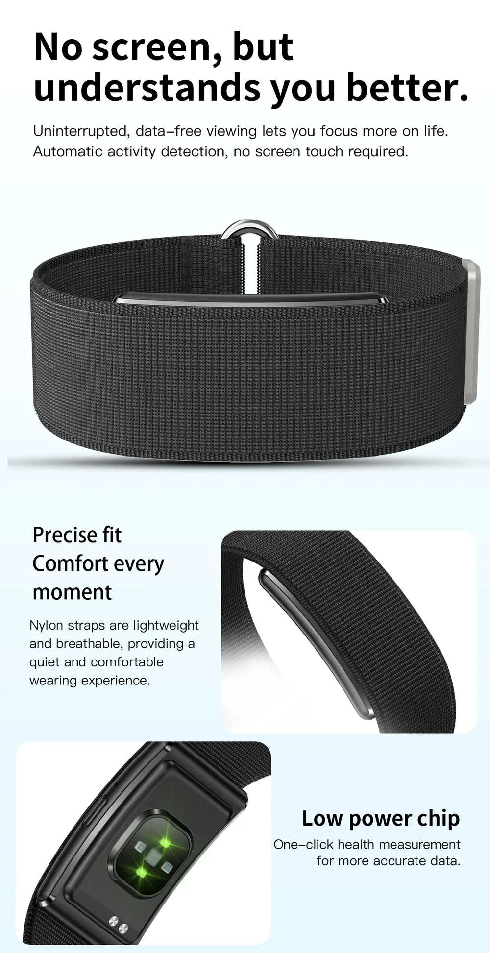 Bracelet sport connecté suivi sommeil stress