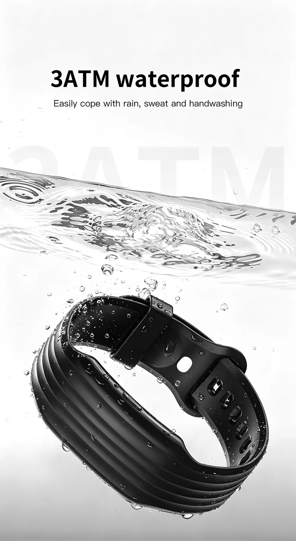 Bracelet sport connecté suivi sommeil stress