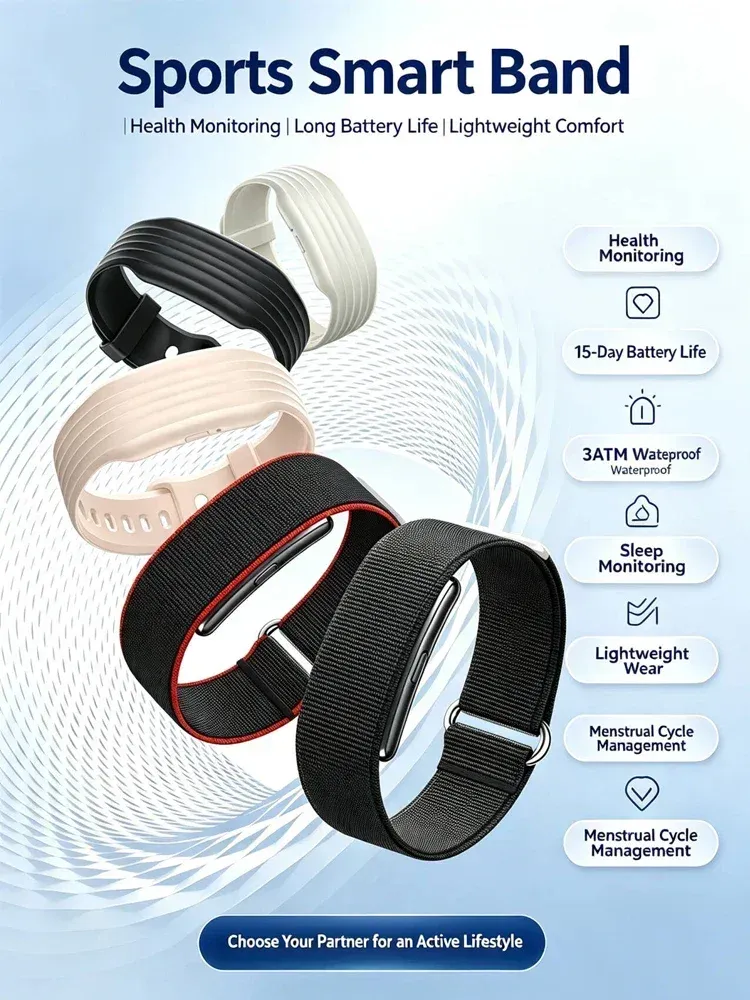 Bracelet sport connecté suivi sommeil stress