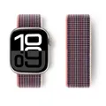 Bracelet sport nylon Apple Watch 38 à 49 mm – Couleur du bracelet 101 Berry Purple