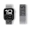 Bracelet sport nylon Apple Watch 38 à 49 mm – Couleur du bracelet 105 white black