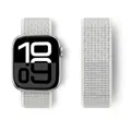 Bracelet sport nylon Apple Watch 38 à 49 mm – Couleur du bracelet 21 white
