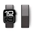 Bracelet sport nylon Apple Watch 38 à 49 mm – Couleur du bracelet 45 Iron anchor gray