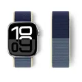 Bracelet sport nylon Apple Watch 38 à 49 mm – Couleur du bracelet 46 Ice Ocean Blue