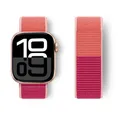 Bracelet sport nylon Apple Watch 38 à 49 mm – Couleur du bracelet 48 Pomegranate