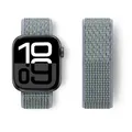 Bracelet sport nylon Apple Watch 38 à 49 mm – Couleur du bracelet 62 Obsidian gray