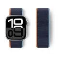 Bracelet sport nylon Apple Watch 38 à 49 mm – Couleur du bracelet 64 Deep Navy Blue