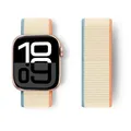 Bracelet sport nylon Apple Watch 38 à 49 mm – Couleur du bracelet 65 Milk white