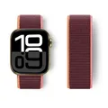 Bracelet sport nylon Apple Watch 38 à 49 mm – Couleur du bracelet 67 Plum colored