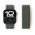 Bracelet sport nylon Apple Watch 38 à 49 mm – Couleur du bracelet 71 Dark olive green