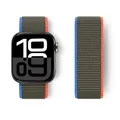 Bracelet sport nylon Apple Watch 38 à 49 mm – Couleur du bracelet 75 Olive color