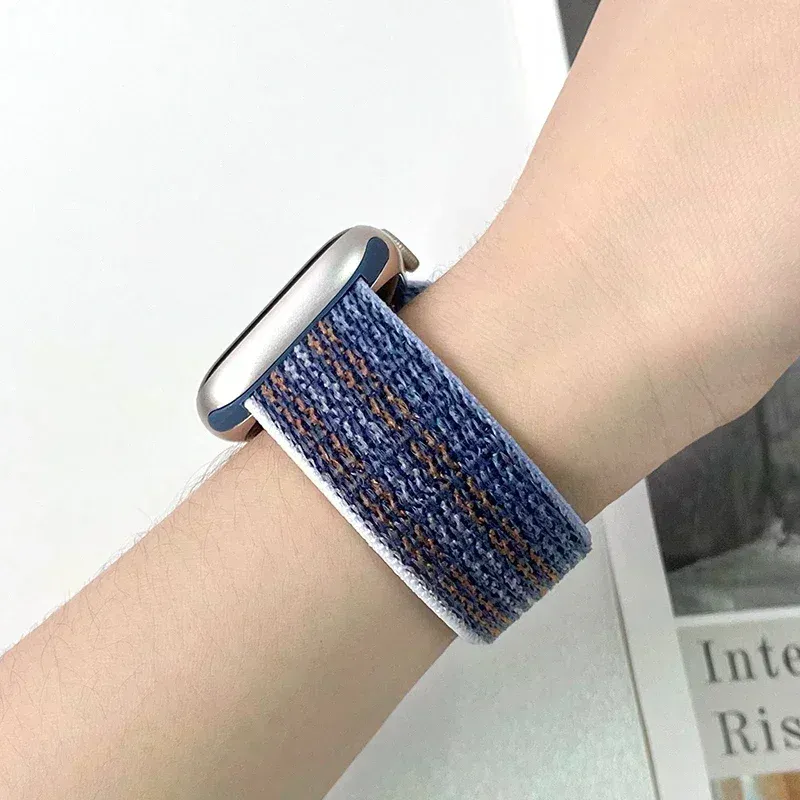Bracelet sport nylon Apple Watch 38 à 49 mm