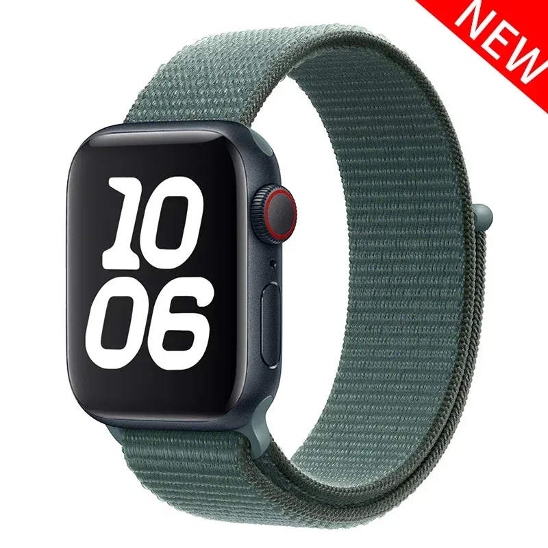 Bracelet sport nylon Apple Watch 38 à 49 mm