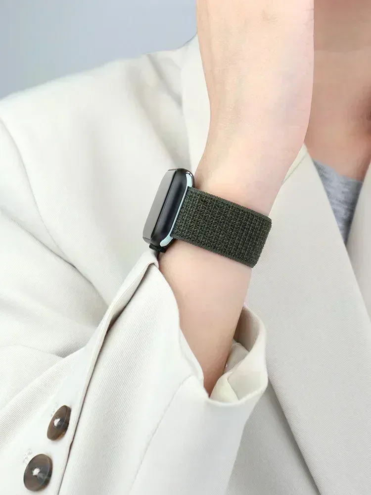 Bracelet sport nylon Apple Watch 38 à 49 mm
