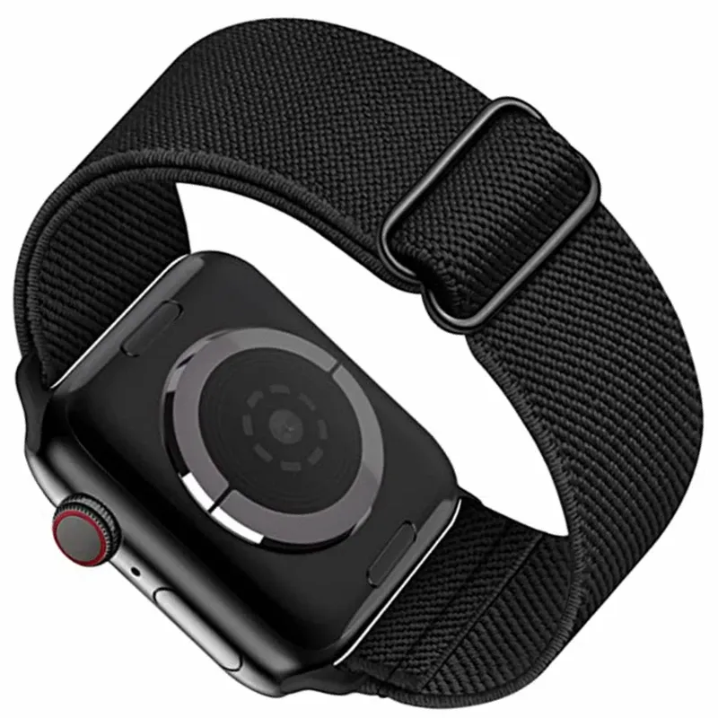 Bracelet sport nylon élastique pour Apple, Samsung, Huawei