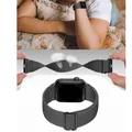Bracelet sport nylon élastique pour Apple, Samsung, Huawei – Couleur du bracelet Dark gray