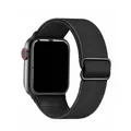 Bracelet sport nylon élastique pour Apple, Samsung, Huawei – Couleur du bracelet noir