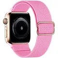 Bracelet sport nylon élastique pour Apple, Samsung, Huawei – Couleur du bracelet Pink  Red