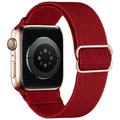 Bracelet sport nylon élastique pour Apple, Samsung, Huawei – Couleur du bracelet ROUGE