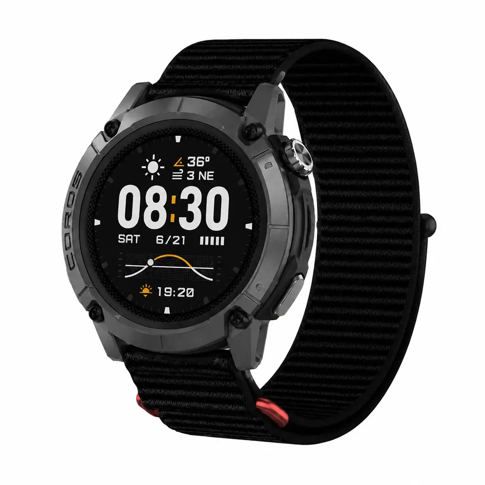 Bracelet sport nylon pour montre 24 mm