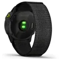 Bracelet sport nylon QuickFit 22 à 26 mm pour Garmin – Couleur du bracelet Black-2