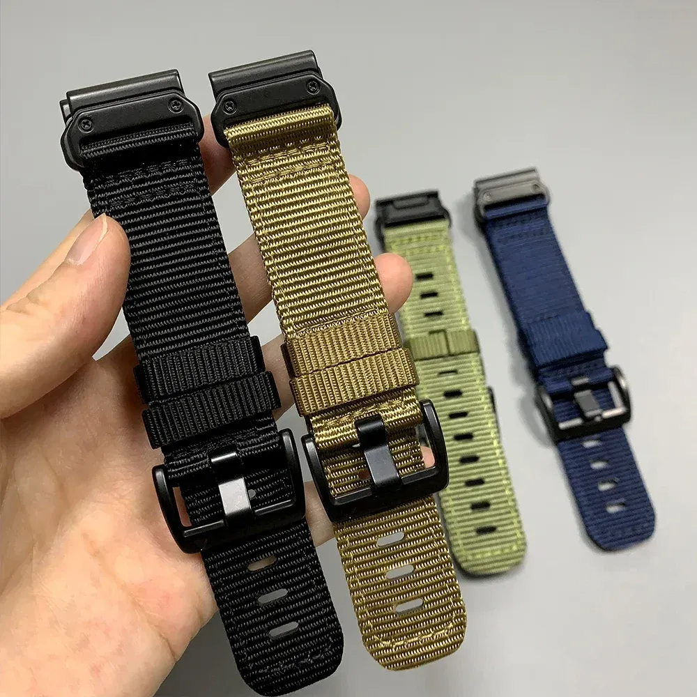Bracelet sport nylon QuickFit 22 à 26 mm pour Garmin