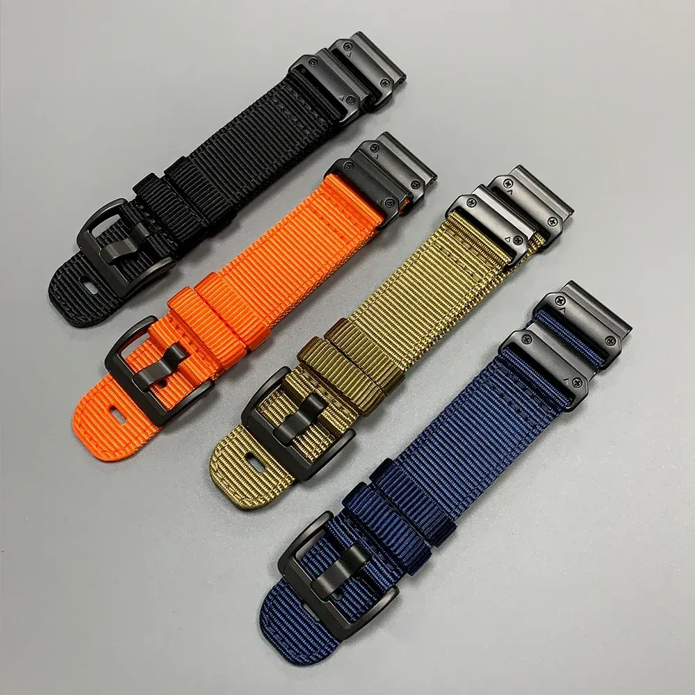 Bracelet sport nylon QuickFit 22 à 26 mm pour Garmin