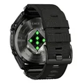 Bracelet sport nylon QuickFit 22 à 26 mm pour Garmin – Couleur du bracelet noir