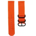 Bracelet sport nylon tissé 18 à 24 mm – Couleur du bracelet canvas-orange