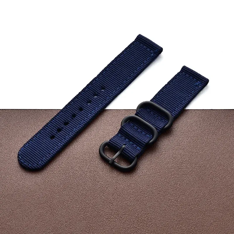 Bracelet sport nylon tissé 18 à 24 mm