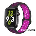 Bracelet sport respirant pour Apple Watch 38 à 49 mm – Couleur du bracelet 11Black Shiny Powder