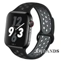 Bracelet sport respirant pour Apple Watch 38 à 49 mm – Couleur du bracelet 2 black grey